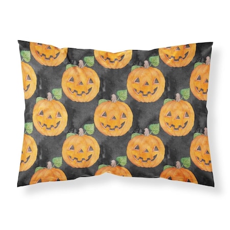 Carolines Treasures BB7524PILLOWCASE Watecolor Halloween Jack-O-Lantern Fabric Standard Pillowcase